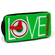 Часы-подушка настольные "ULove", цвет: зеленый типа АА (входит в комплект) инфо 11937f.